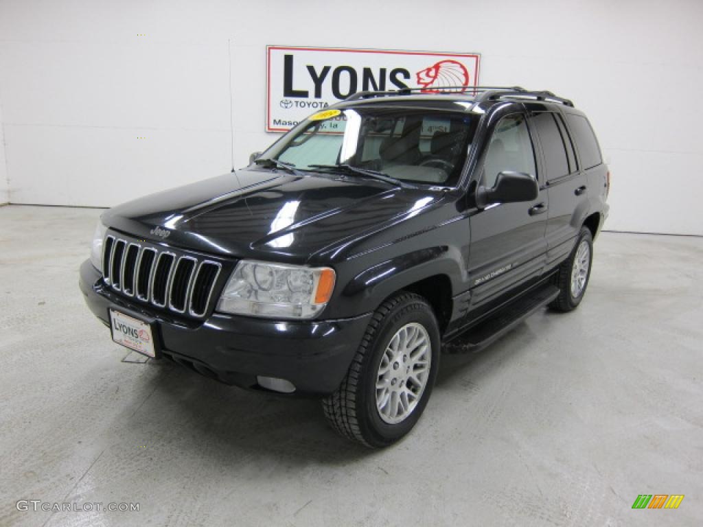 2003 Grand Cherokee Limited 4x4 - Brilliant Black / Dark Slate Gray photo #30