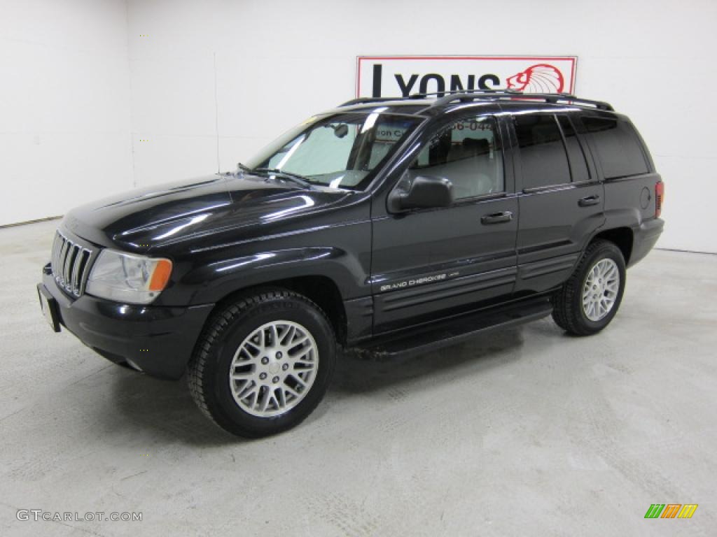 2003 Grand Cherokee Limited 4x4 - Brilliant Black / Dark Slate Gray photo #31