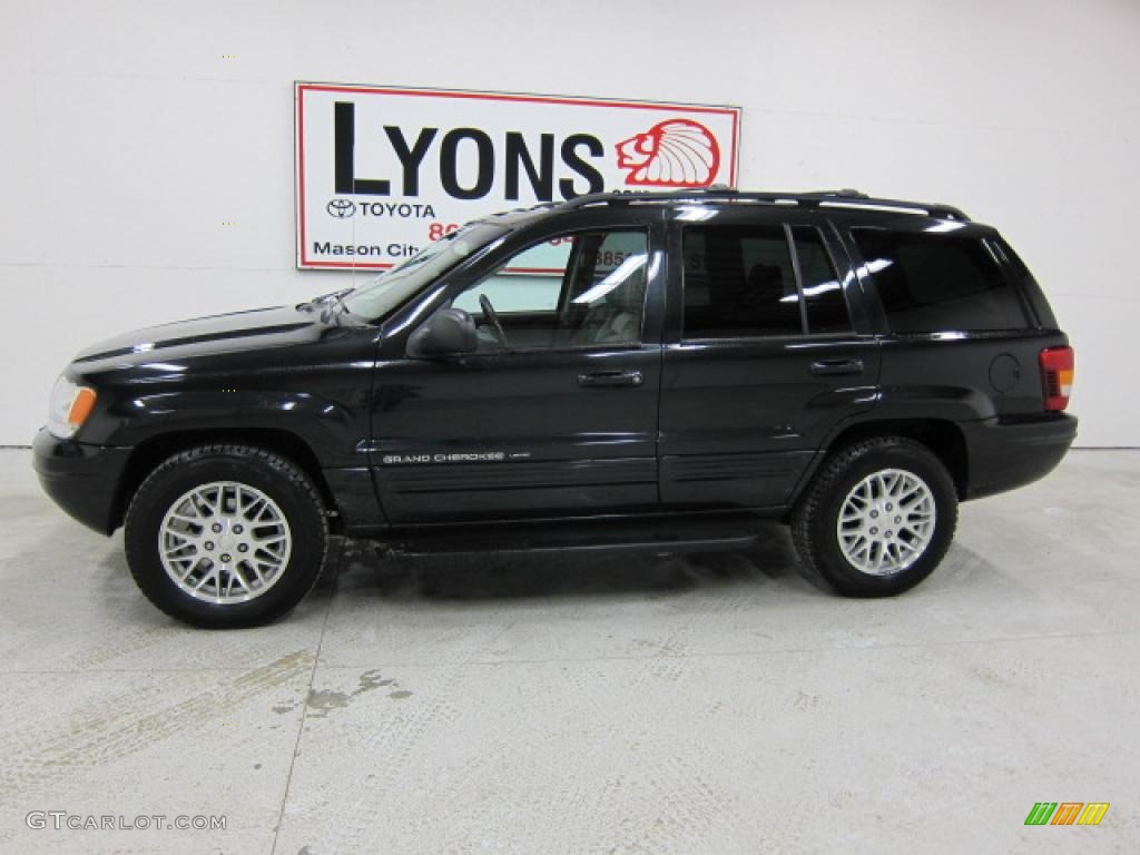 2003 Grand Cherokee Limited 4x4 - Brilliant Black / Dark Slate Gray photo #32