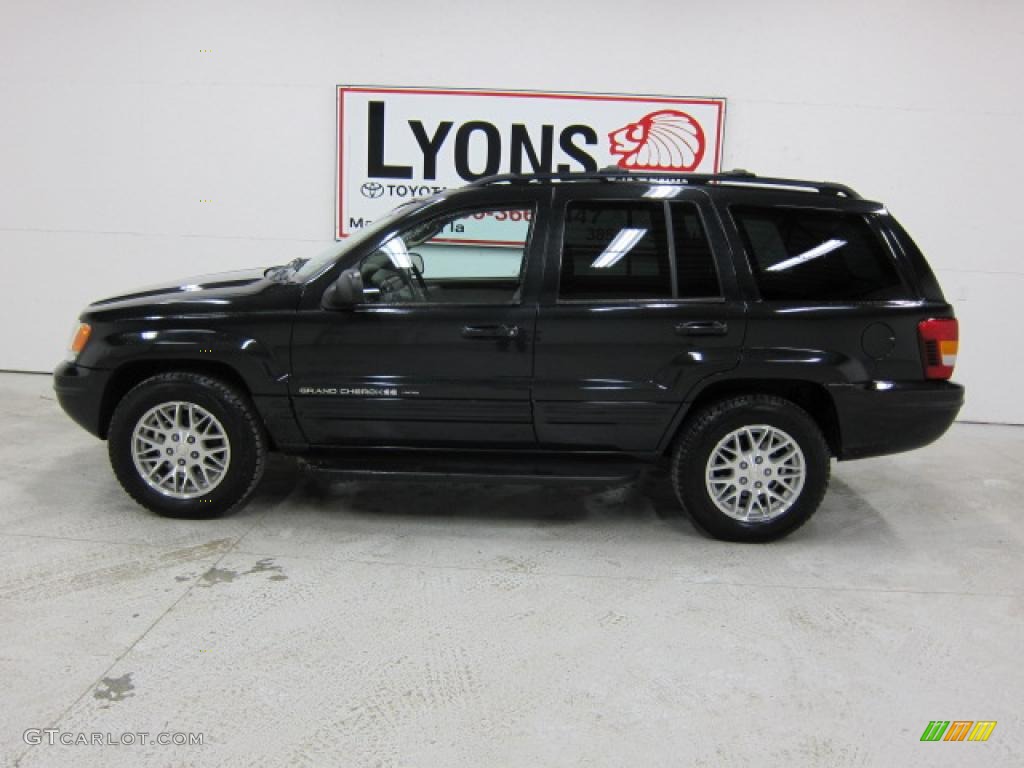 2003 Grand Cherokee Limited 4x4 - Brilliant Black / Dark Slate Gray photo #33