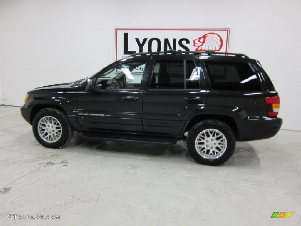 2003 Grand Cherokee Limited 4x4 - Brilliant Black / Dark Slate Gray photo #34