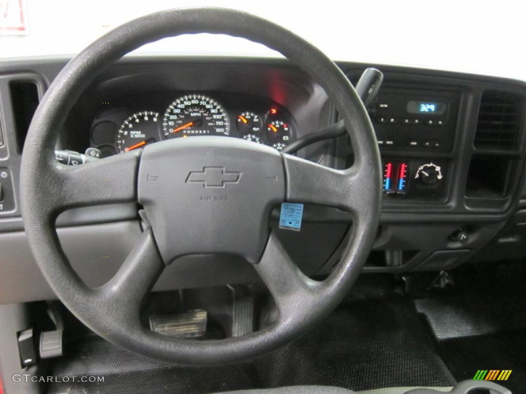 2007 Silverado 1500 Classic Work Truck Regular Cab - Victory Red / Dark Charcoal photo #2