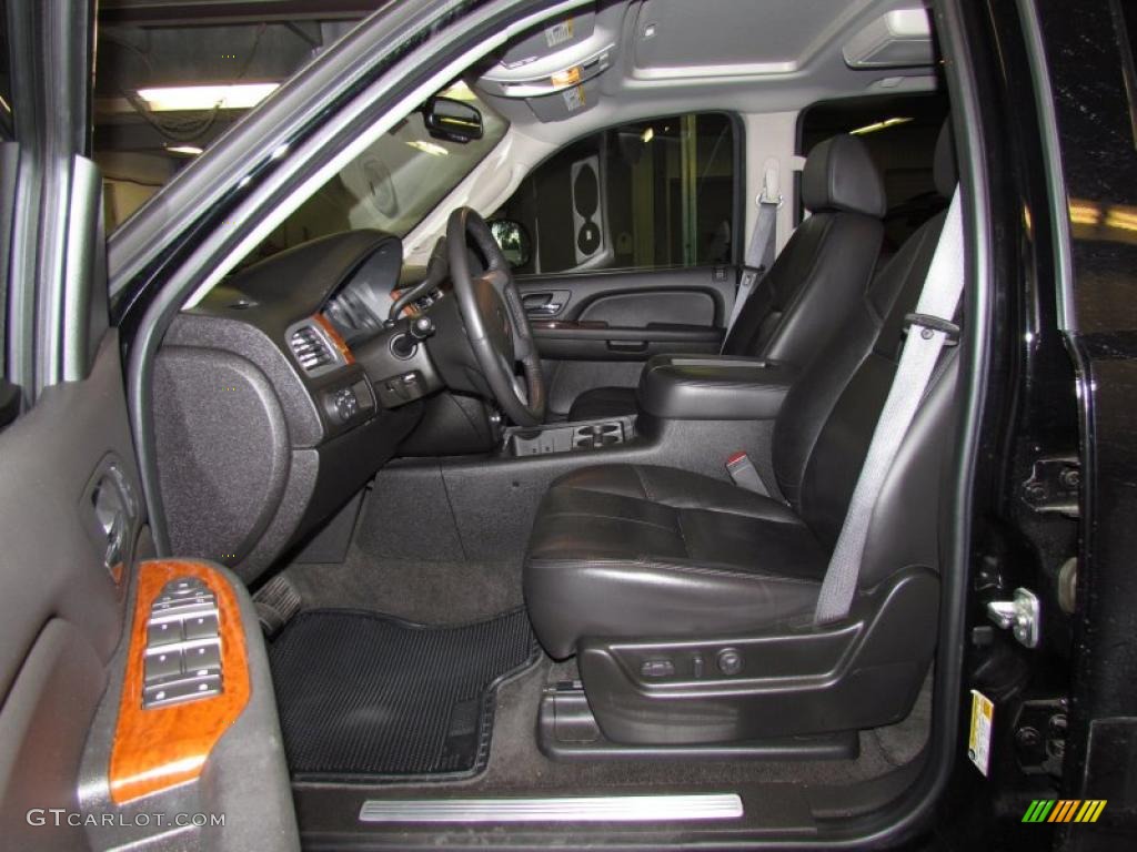 Ebony Interior 2008 GMC Yukon XL SLT Photo #48508915