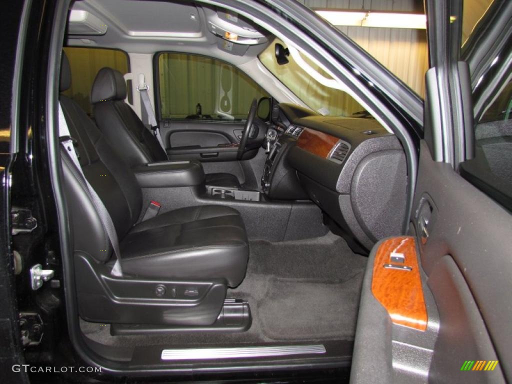 Ebony Interior 2008 GMC Yukon XL SLT Photo #48508930