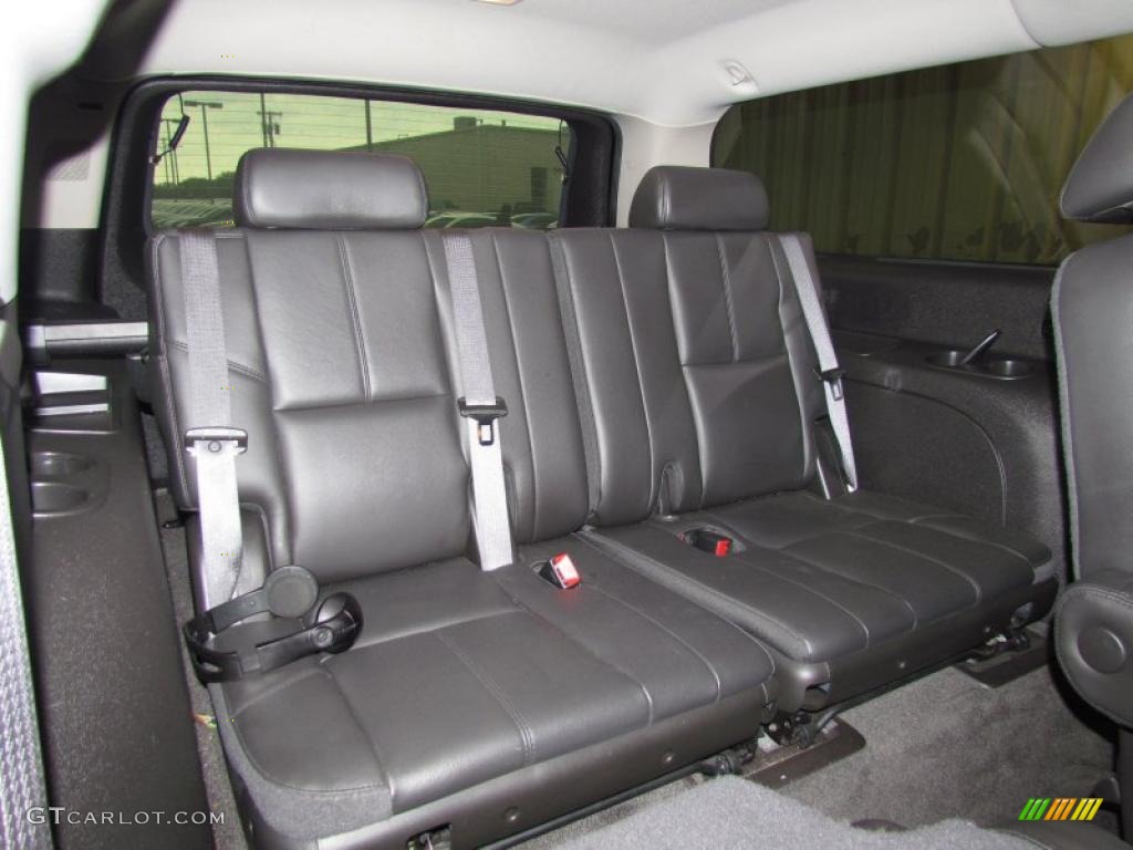 Ebony Interior 2008 GMC Yukon XL SLT Photo #48508963