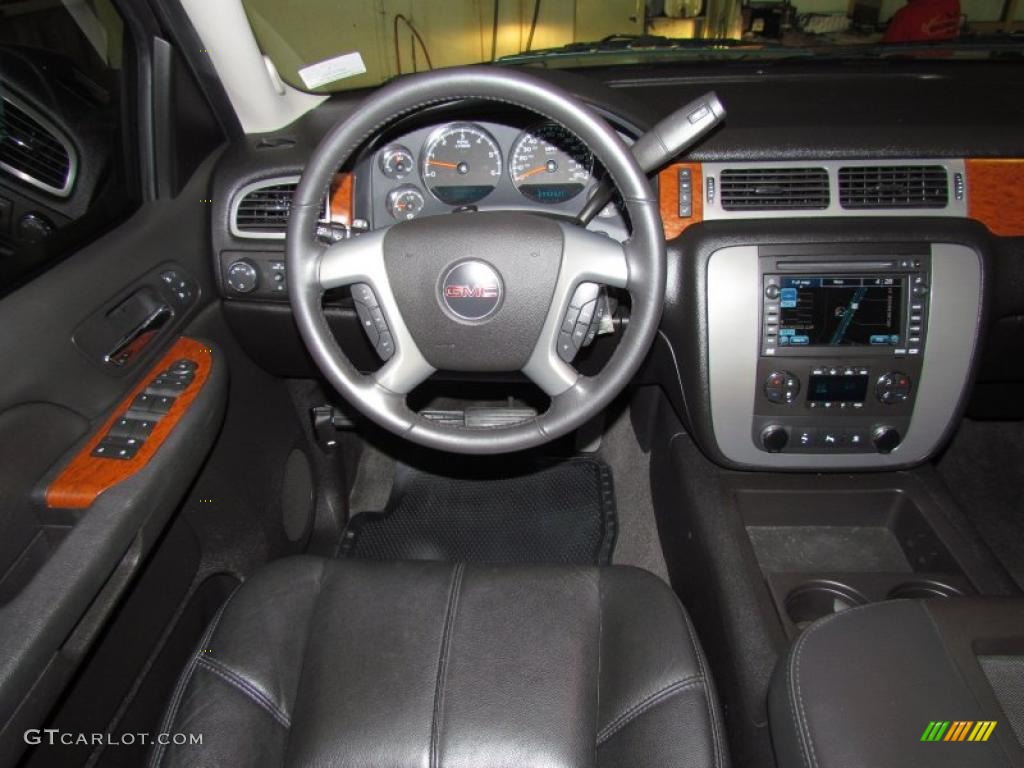 2008 GMC Yukon XL SLT Ebony Dashboard Photo #48509002
