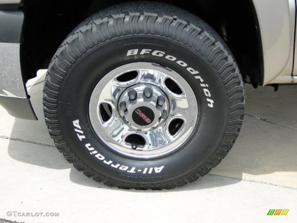 2002 GMC Sierra 2500HD SLE Extended Cab Wheel Photo #48509077