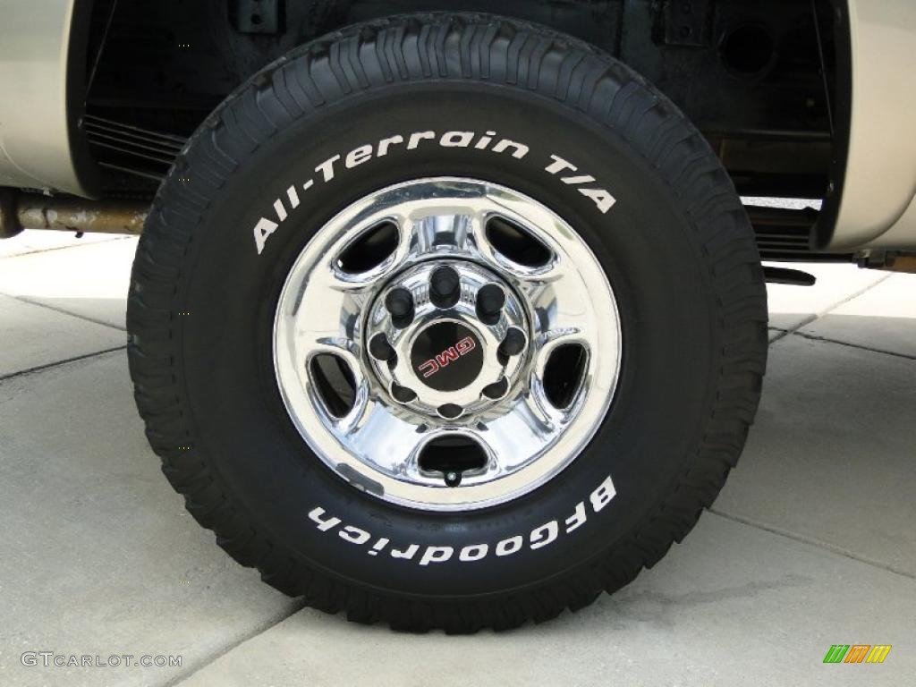 2002 GMC Sierra 2500HD SLE Extended Cab Wheel Photo #48509107