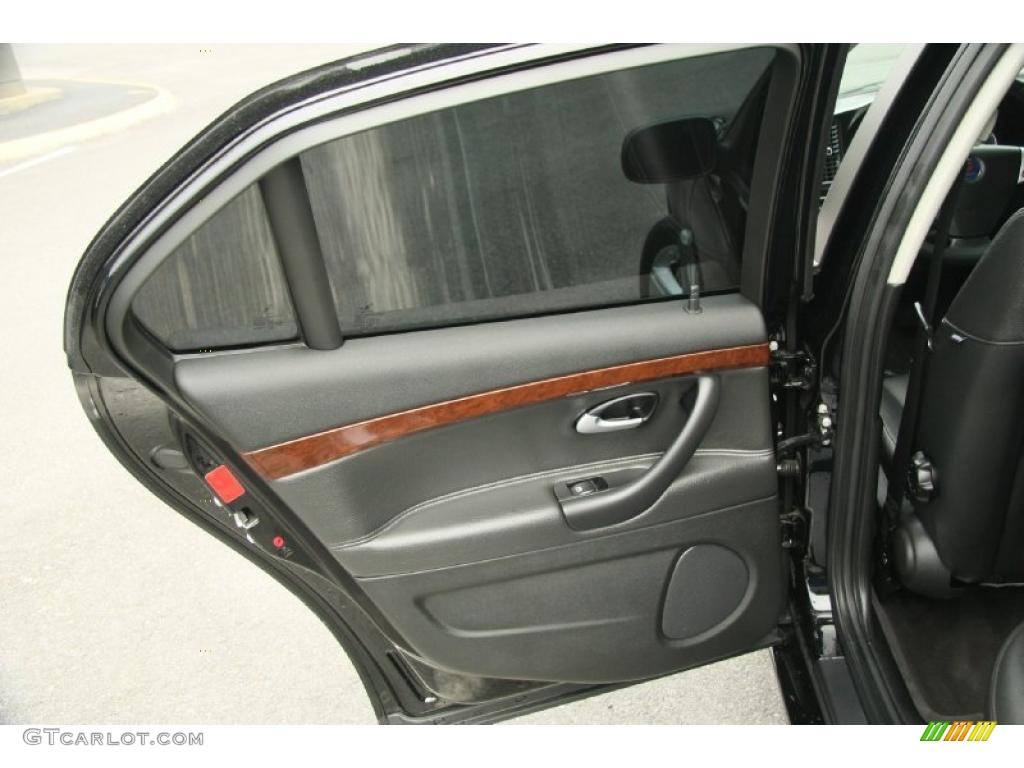 2010 Saab 9-3 2.0T Sport Sedan XWD Black Door Panel Photo #48509611