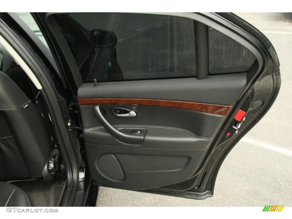 2010 Saab 9-3 2.0T Sport Sedan XWD Black Door Panel Photo #48509626