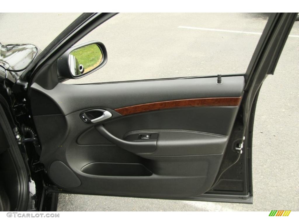 2010 Saab 9-3 2.0T Sport Sedan XWD Black Door Panel Photo #48509641
