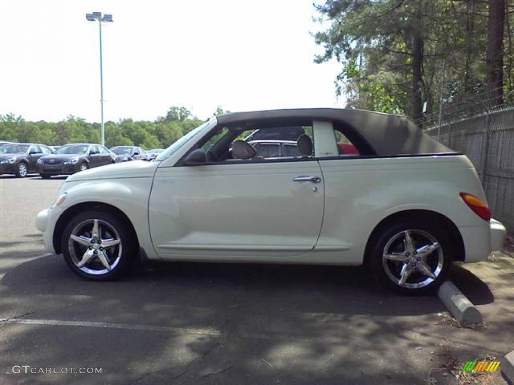 Cool Vanilla White 2005 Chrysler PT Cruiser GT Convertible Exterior Photo #48510001