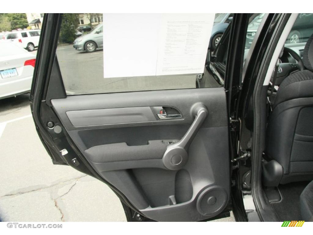 2009 CR-V EX 4WD - Crystal Black Pearl / Black photo #15
