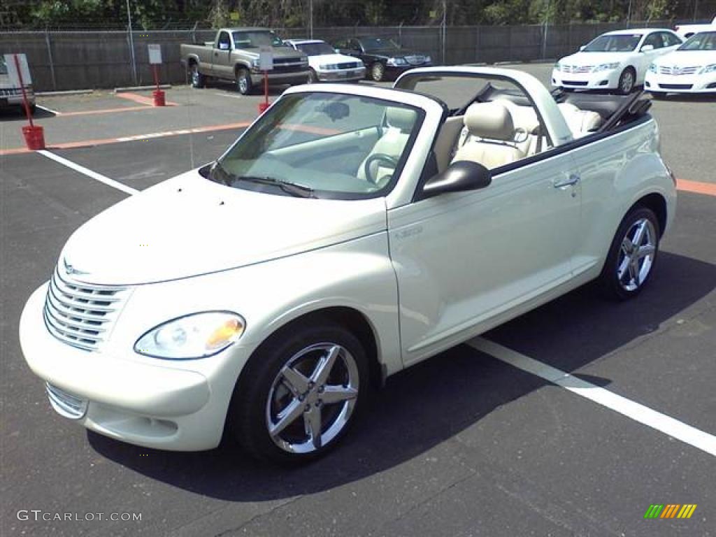 Cool Vanilla White 2005 Chrysler PT Cruiser GT Convertible Exterior Photo #48510088