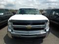 2008 Summit White Chevrolet Silverado 2500HD Work Truck Extended Cab 4x4  photo #2