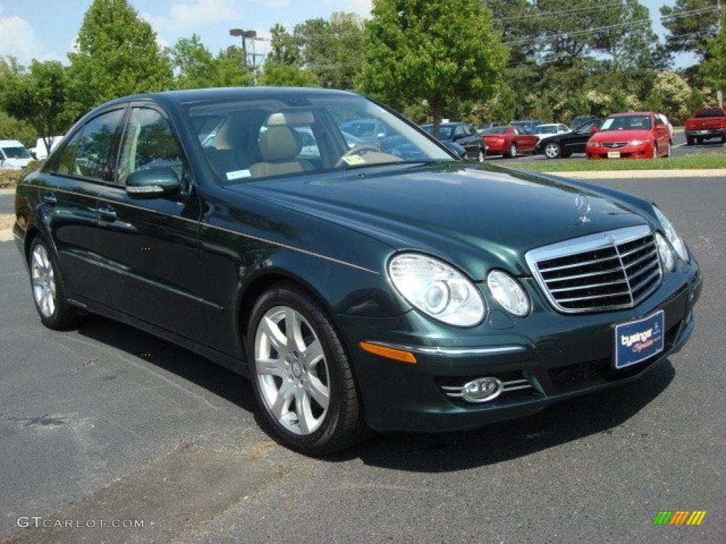 2007 E 350 Sedan - Jade Green Metallic / Cashmere photo #6