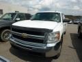 2008 Summit White Chevrolet Silverado 2500HD Work Truck Extended Cab 4x4  photo #3