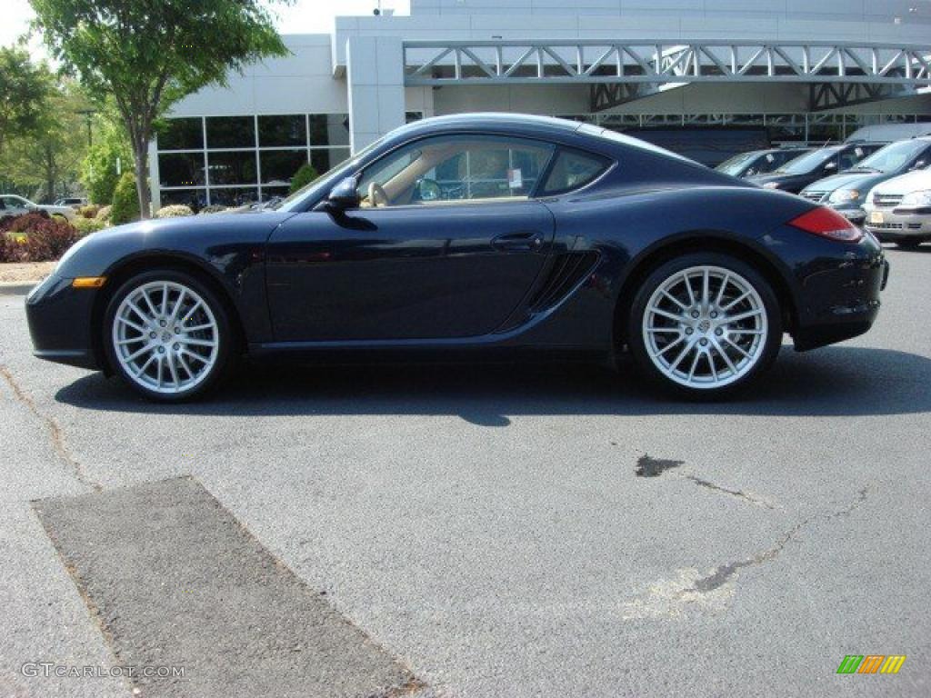 Midnight Blue Metallic 2009 Porsche Cayman Standard Cayman Model Exterior Photo #48512023