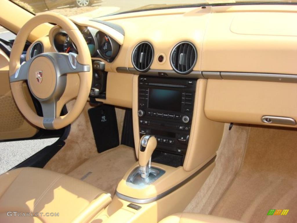 2009 Porsche Cayman Standard Cayman Model Sand Beige Dashboard Photo #48512128