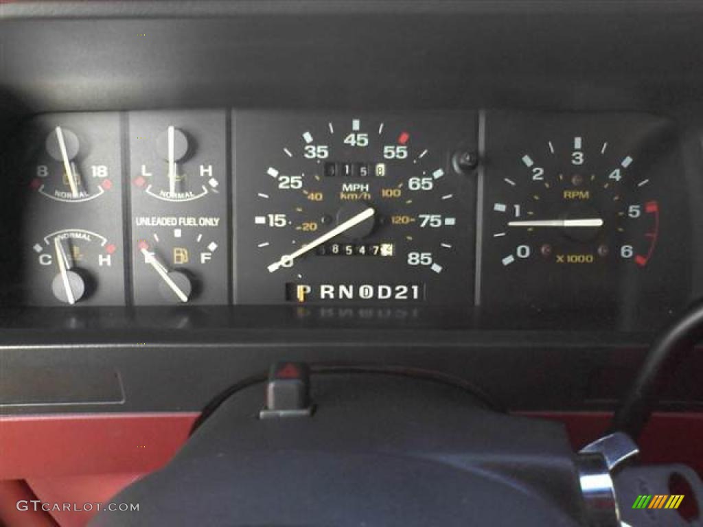 1992 Ford Explorer XLT 4x4 Gauges Photo #48512272