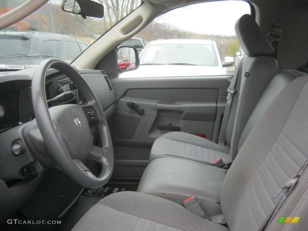 2008 Ram 1500 ST Regular Cab - Patriot Blue Pearl / Medium Slate Gray photo #4