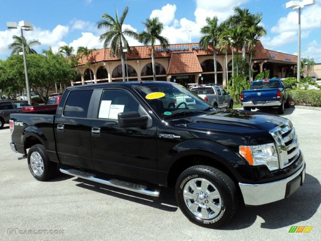 Black 2009 Ford F150 XLT SFE SuperCrew Exterior Photo #48512374