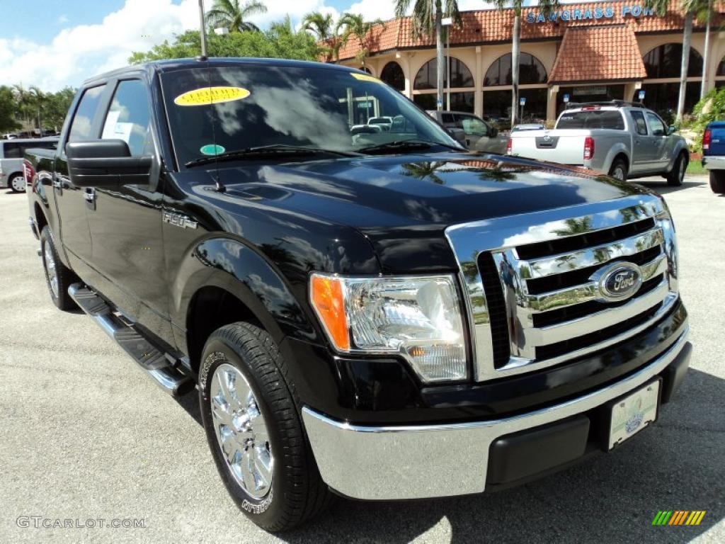 Black 2009 Ford F150 XLT SFE SuperCrew Exterior Photo #48512389