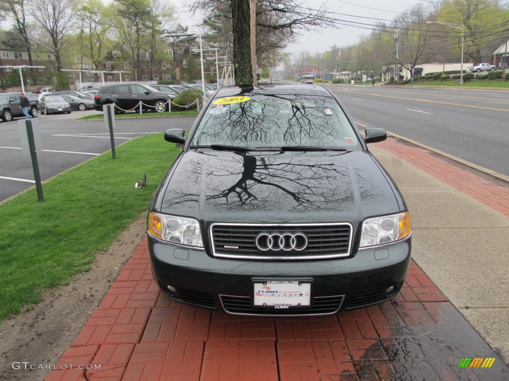 2003 A6 3.0 quattro Sedan - Irish Green Pearl Effect / Platinum photo #3