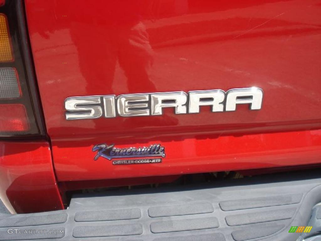 2005 Sierra 1500 SLE Extended Cab 4x4 - Fire Red / Pewter photo #26