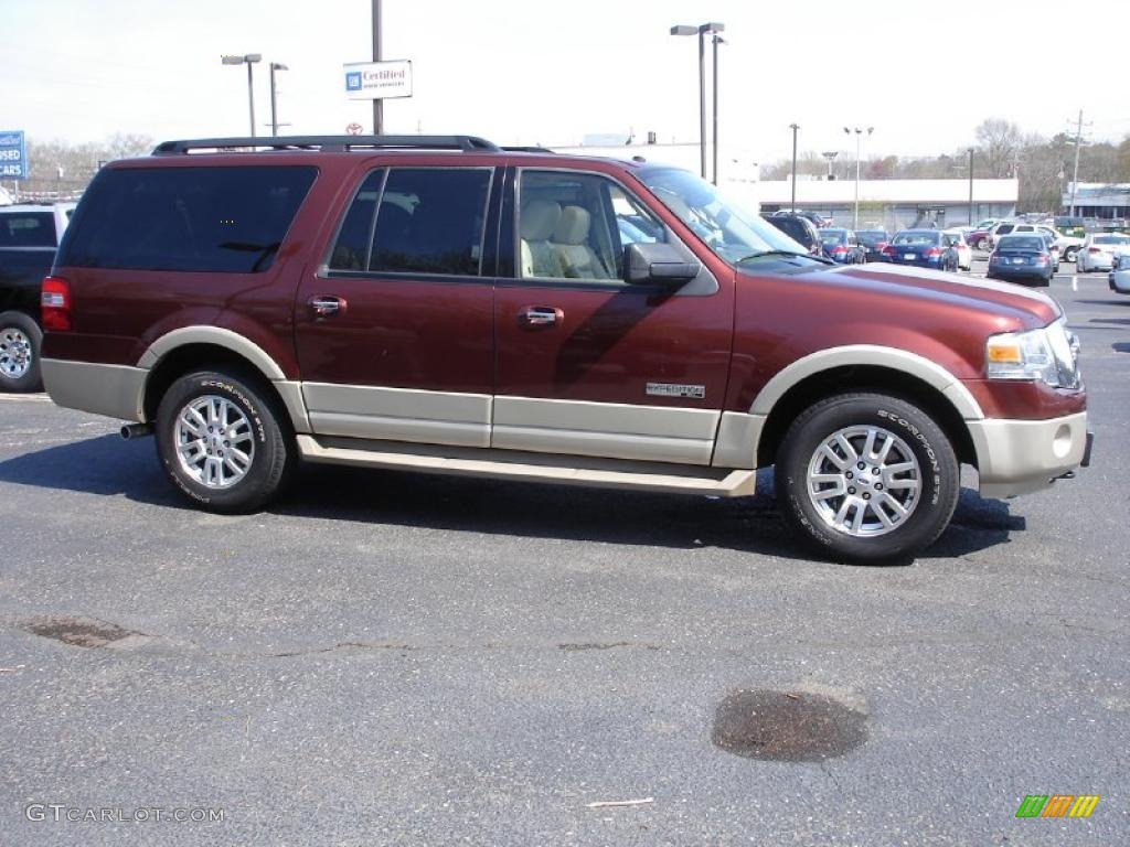 Dark Copper Metallic 2008 Ford Expedition EL Eddie Bauer 4x4 Exterior Photo #48513595