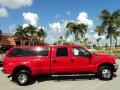 2003 Red Ford F350 Super Duty Lariat Crew Cab 4x4 Dually  photo #5