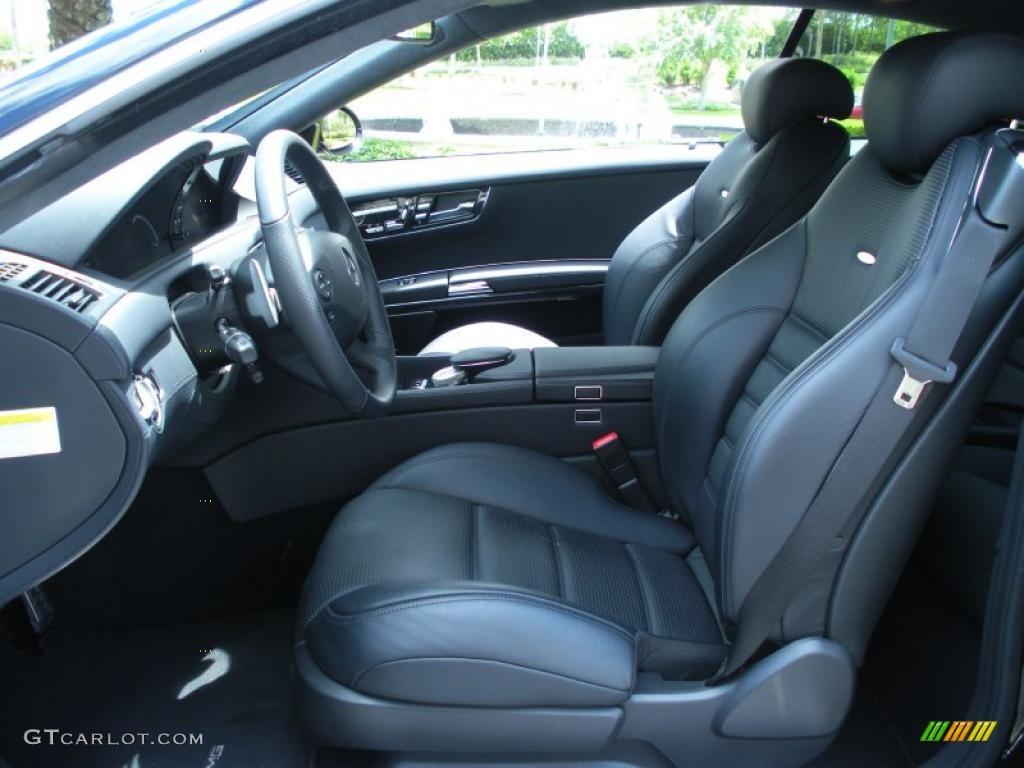 Black Interior 2008 Mercedes-Benz CL 63 AMG Photo #48515160