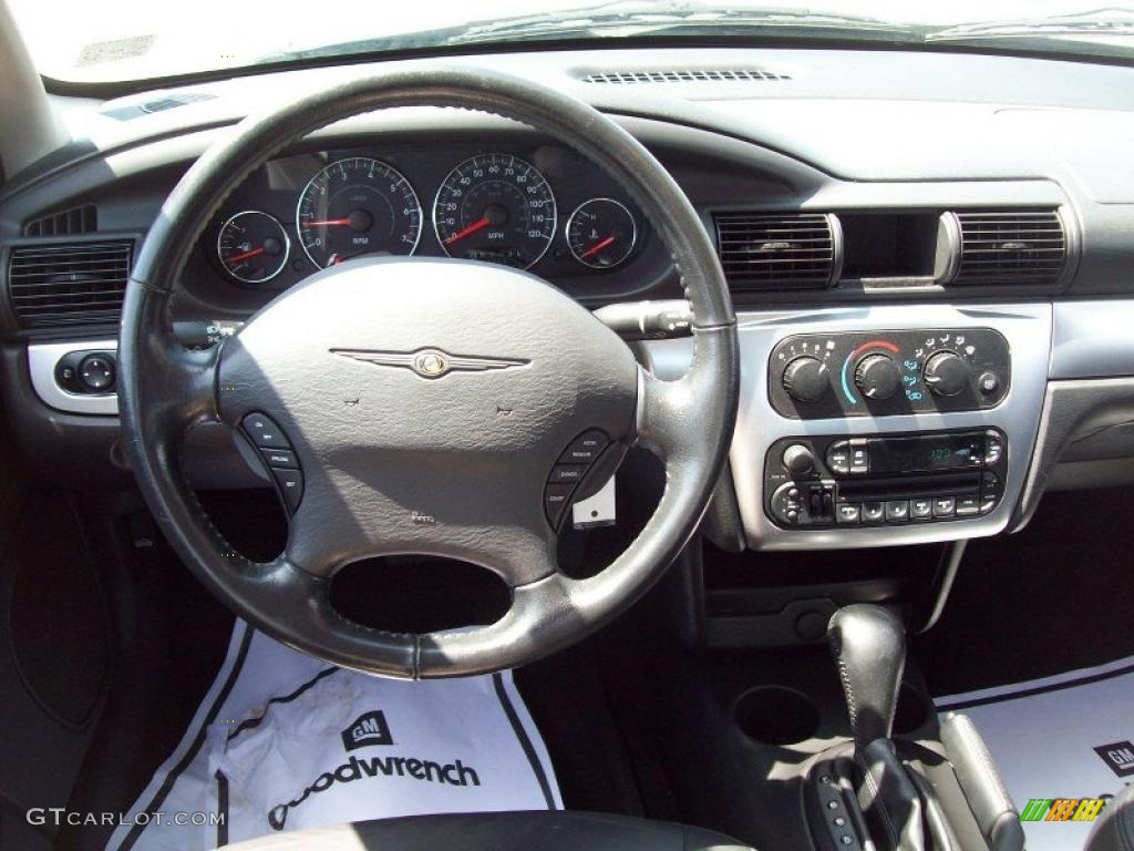 2004 Chrysler Sebring Touring Sedan Dark Slate Gray Dashboard Photo #48516181
