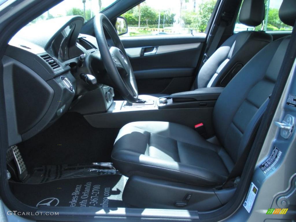 Black Interior 2009 Mercedes-Benz C 300 Sport Photo #48516298