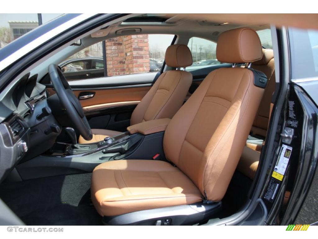 Saddle Brown Dakota Leather Interior 2011 BMW 3 Series 328i xDrive Coupe Photo #48516655