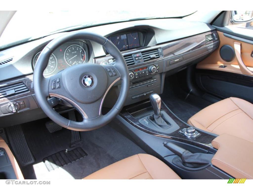 Saddle Brown Dakota Leather Interior 2011 BMW 3 Series 328i xDrive Coupe Photo #48516679