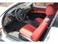 Coral Red/Black Dakota Leather Interior Photo for 2011 BMW 3 Series #48516867