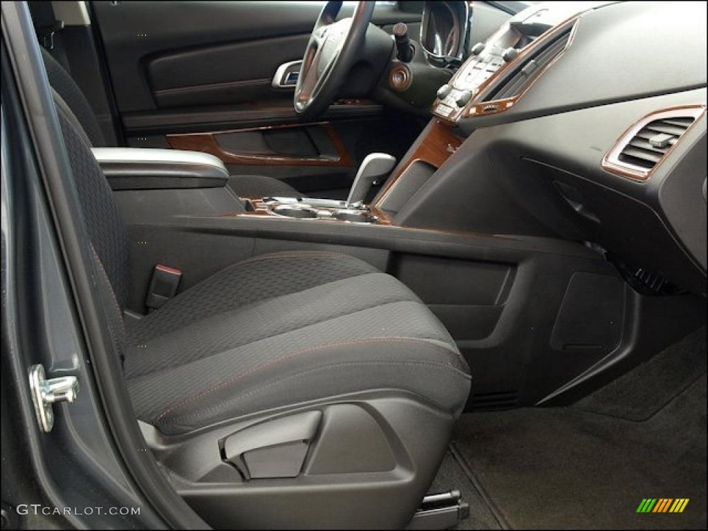 Jet Black Interior 2010 GMC Terrain SLE AWD Photo #48517054