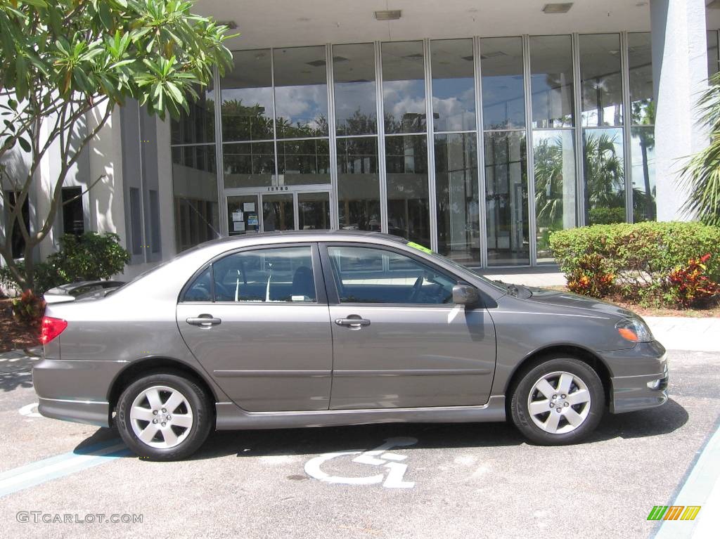 2007 Corolla S - Phantom Gray Pearl / Dark Charcoal photo #2