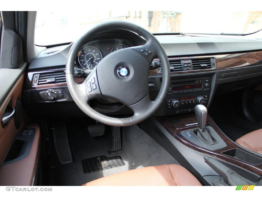 2008 3 Series 328xi Sedan - Jet Black / Terra Dakota Leather photo #13
