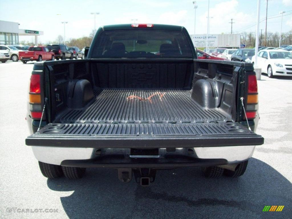 2005 Silverado 3500 LS Crew Cab 4x4 Dually - Dark Green Metallic / Dark Charcoal photo #14