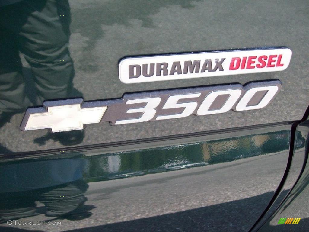 2005 Silverado 3500 LS Crew Cab 4x4 Dually - Dark Green Metallic / Dark Charcoal photo #29