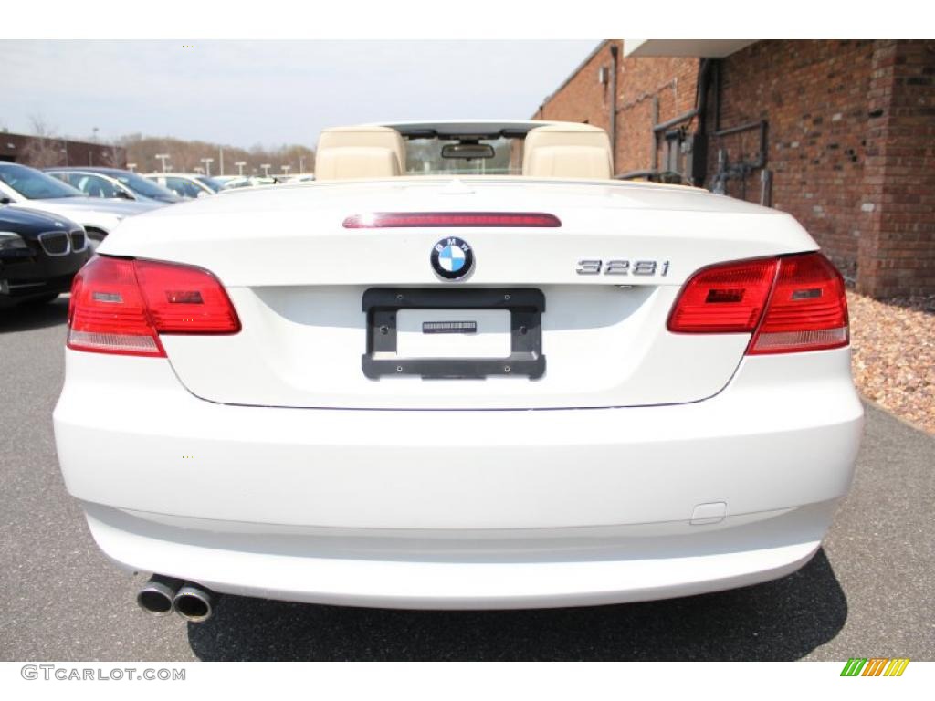 2008 3 Series 328i Convertible - Alpine White / Cream Beige photo #6