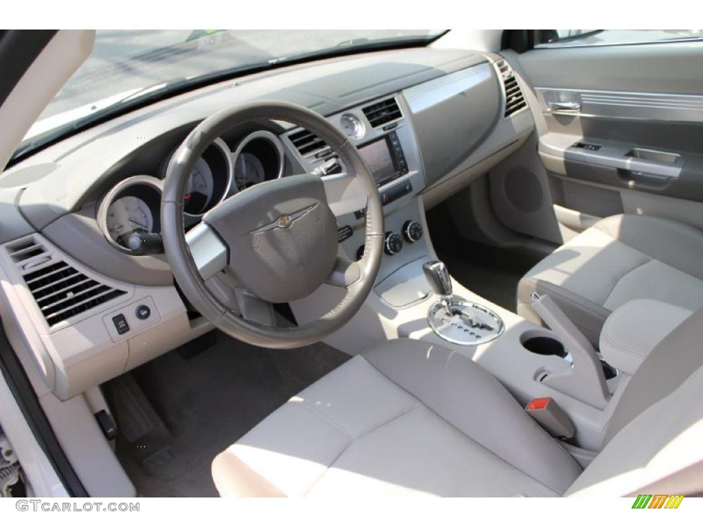 Dark Khaki/Light Graystone Interior 2008 Chrysler Sebring Touring Hardtop Convertible Photo #48518221