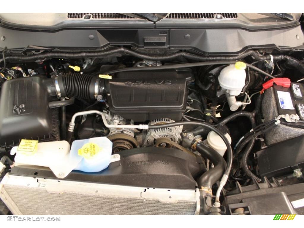 2008 Dodge Ram 1500 ST Regular Cab 4x4 4.7 Liter SOHC 16-Valve Magnum V8 Engine Photo #48518242
