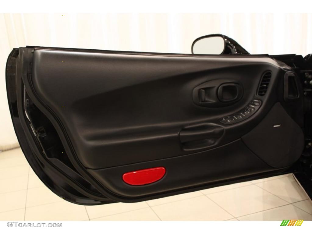 2001 Chevrolet Corvette Convertible Black Door Panel Photo #48518311