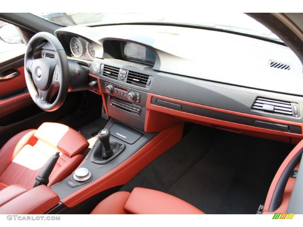 2008 BMW M3 Sedan Fox Red Dashboard Photo #48518395