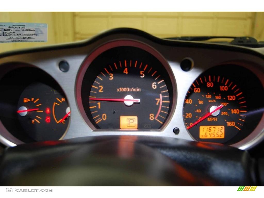 2004 Nissan 350Z Touring Coupe Gauges Photo #48518794