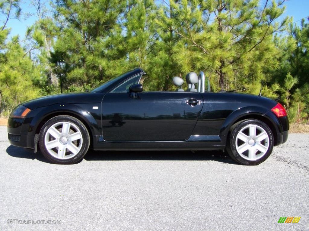 Brilliant Black 2003 Audi TT 1.8T Roadster Exterior Photo #48521629