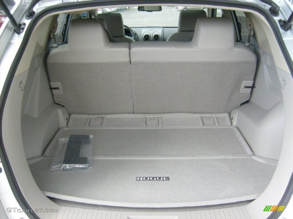 2011 Rogue SL AWD - Silver Ice Metallic / Gray photo #17